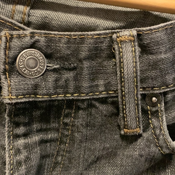 Levis 514 Slim Straight Faded Black Denim - Picture 7 of 7